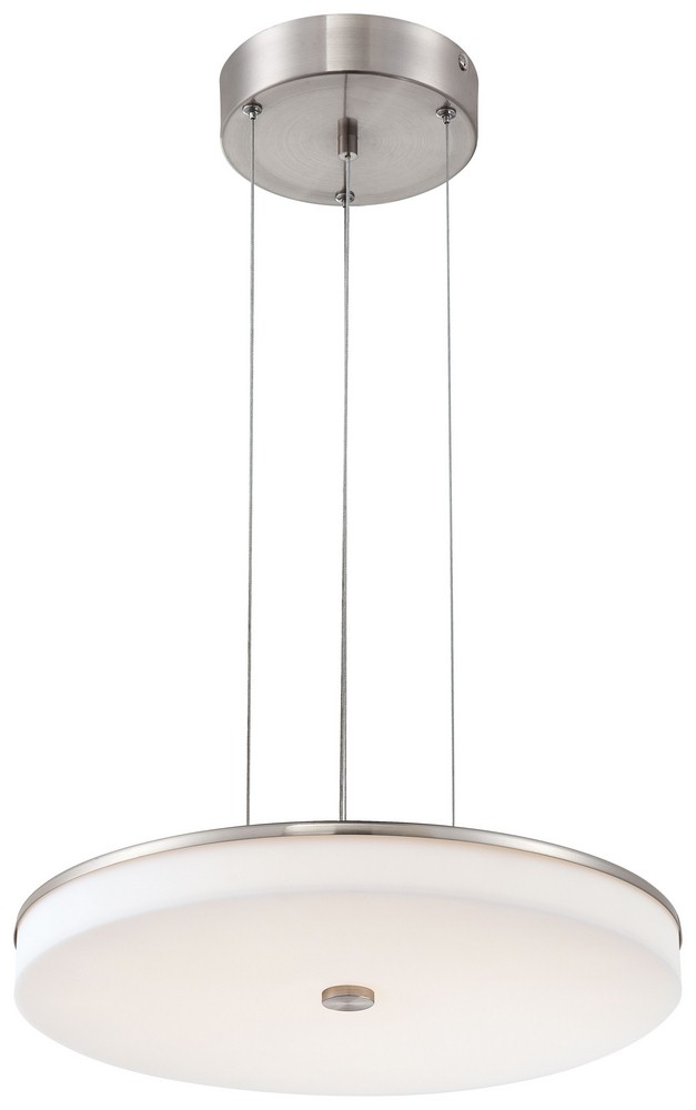 George Kovacs Lighting-P951-084-L-U.H.O.-40W 1 LED Pendant in Contemporary Style-15 Inches Wide by 3.25 Inches Tall   U.H.O.-40W 1 LED Pendant in Contemporary Style-15 Inches Wide by 3.25 Inches Tall