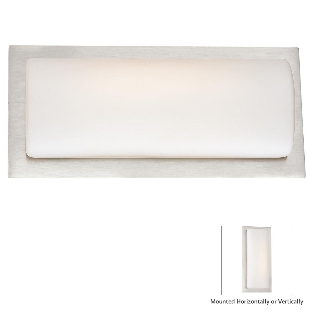 George Kovacs Lighting-P561-144A-L-12W 1 LED Wall Sconce in Contemporary Style-5.75 Inches Wide by 12 Inches Tall   12W 1 LED Wall Sconce in Contemporary Style-5.75 Inches Wide by 12 Inches Tall