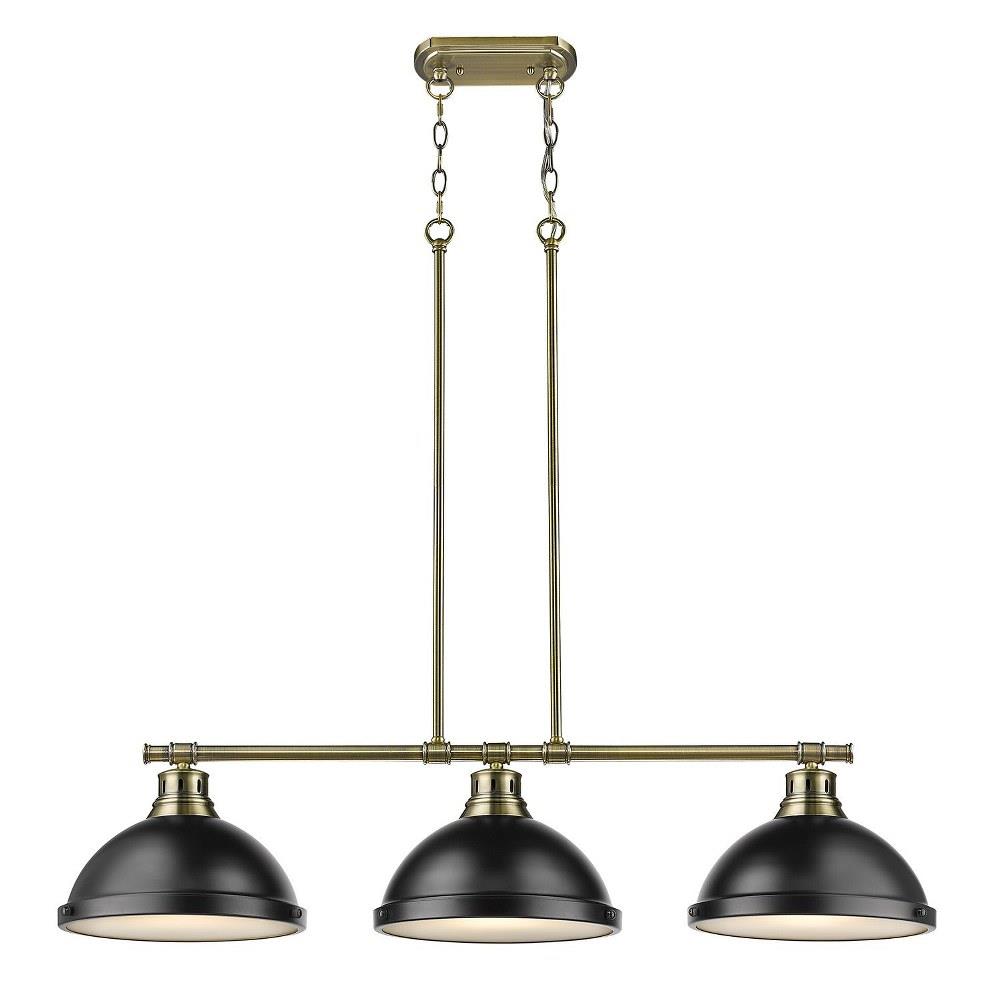 Gold Linear Pendant Light 