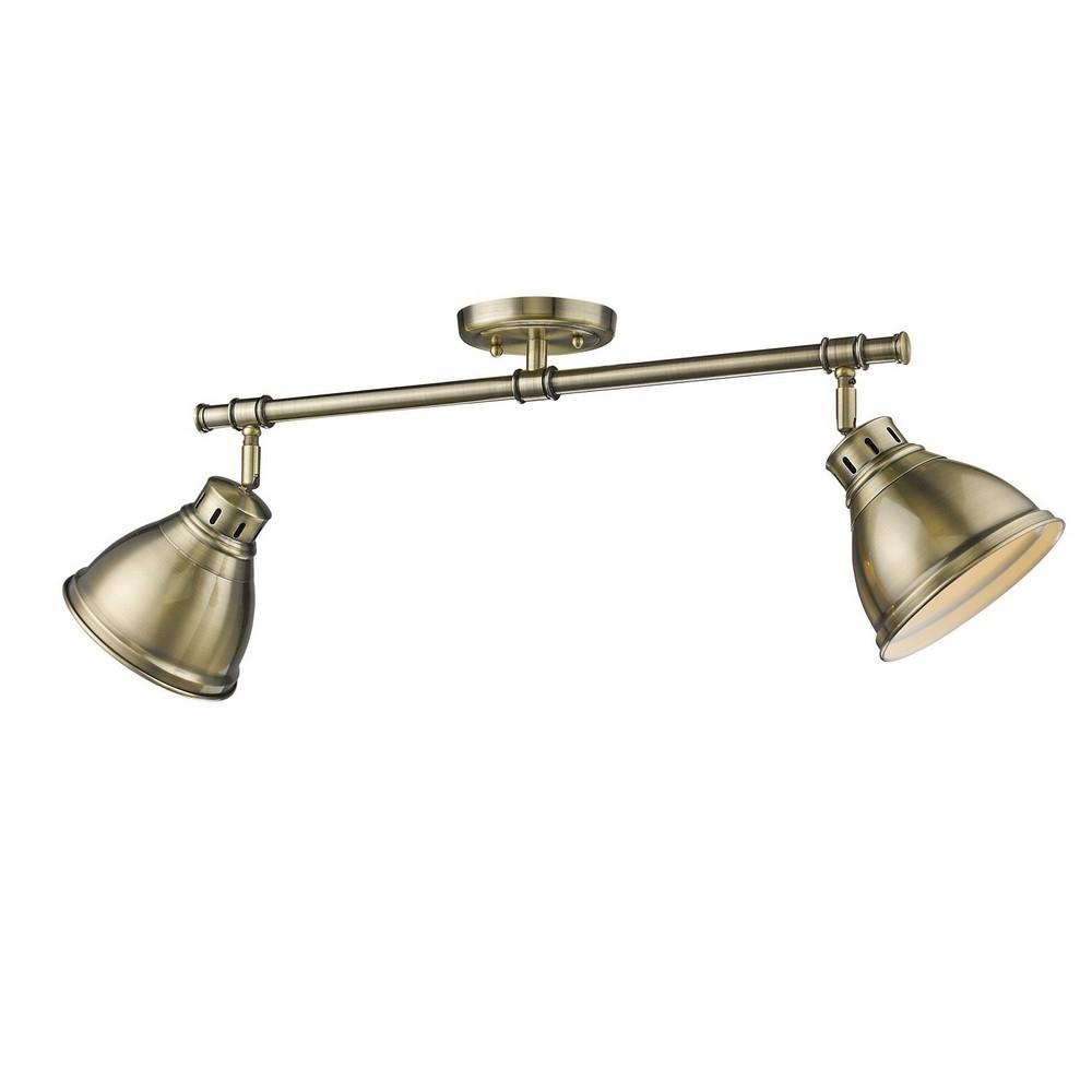 Golden Lighting 3602 2sf Duncan Two Light Semi Flush Mount Mgctlbxn Mzp Mgctlbxv 5 2 Mgctlbxl C