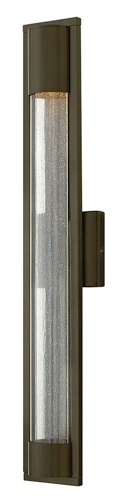 Hinkley Lighting-1225BZ-Mist - 1 Light Large Outdoor Wall Lantern in Modern Style - 4.75 Inches Wide by 28.5 Inches High Bronze  Titanium Finish with Clear Acrylic/Seedy Glass