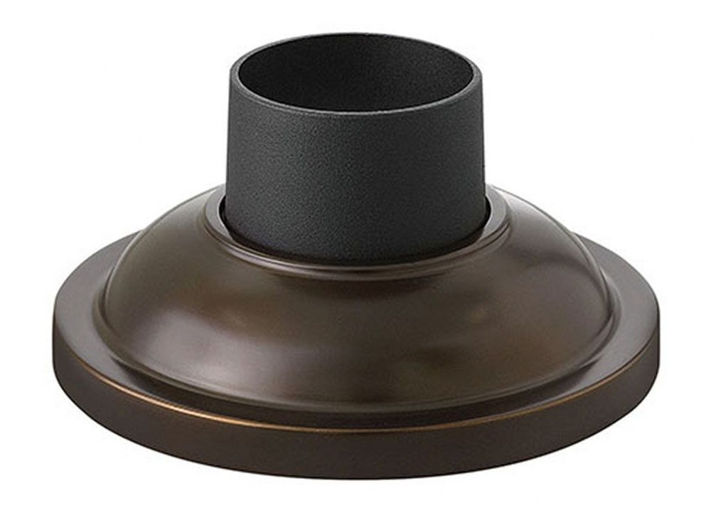 Hinkley Lighting-1304CB-Accessory - 7 Inch Round Smooth Pier Mount with Consealed Fasteners   Copper Bronze Finish