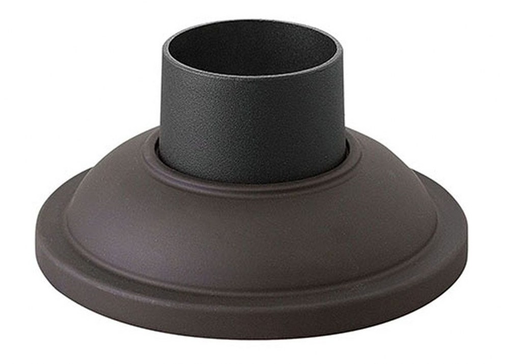 Hinkley Lighting-1304KZ-Accessory - 7 Inch Round Smooth Pier Mount with Consealed Fasteners   Buckeye Bronze Finish