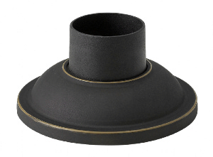 Hinkley Lighting-1304OZ-Accessory - 7 Inch Round Smooth Pier Mount with Consealed Fasteners   Oil Rubbed Bronze Finish