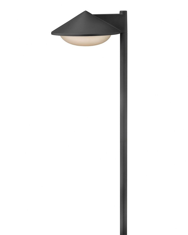 Hinkley Lighting-1502CY-LL-Contempo - 1.5W 1 LED Path Light - 7 Inches Wide by 22 Inches High Charcoal Gray T5 Wedge Bronze Finish with Etched Opal Glass