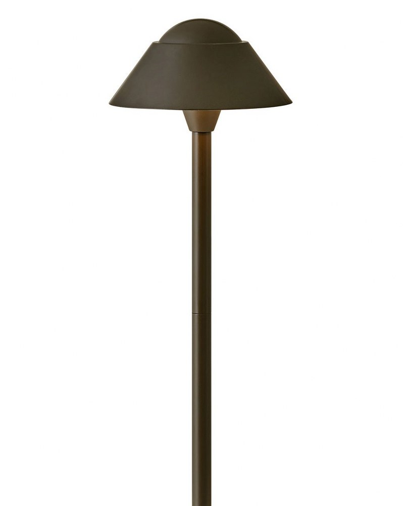 Hinkley Lighting-1534BZ-Rex - 1.5W 1 LED Path Light - 8 Inches Wide by 21.5 Inches High Bronze  Bronze Finish with Clear Glass