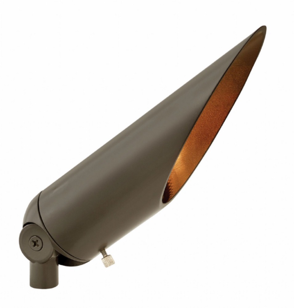 Hinkley Lighting-1535BZ-3W27K-Accent - 1 Light Spot Light with Long Cowl - 9.75 Inches Wide by 3.25 Inches High 3W LED 2700K - Warmer Light Bronze Finish with Clear Lens Glass