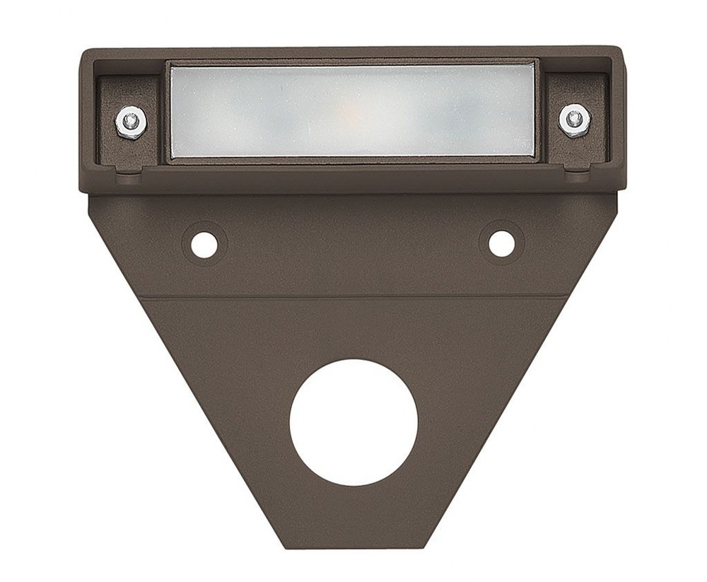 Hinkley Lighting-15444BZ-Nuvi - 1.1W LED Small Deck Light - 3.25 Inches Wide by 0.75 Inches High Bronze  Titanium Finish