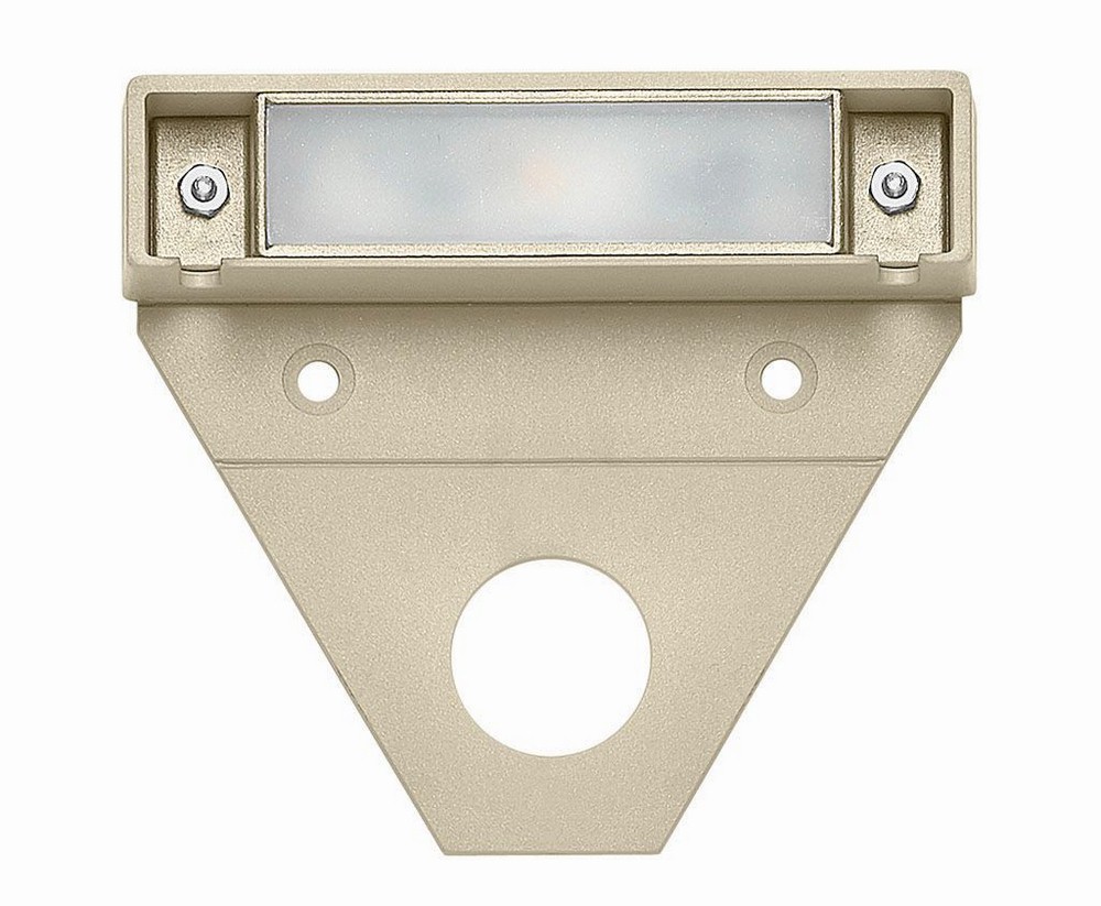 Hinkley Lighting-15444ST-10-Nuvi - 1.1W LED Small Deck Light (Pack of 10) - 3.5 Inches Wide by 0.75 Inches High Sandstone  Titanium Finish