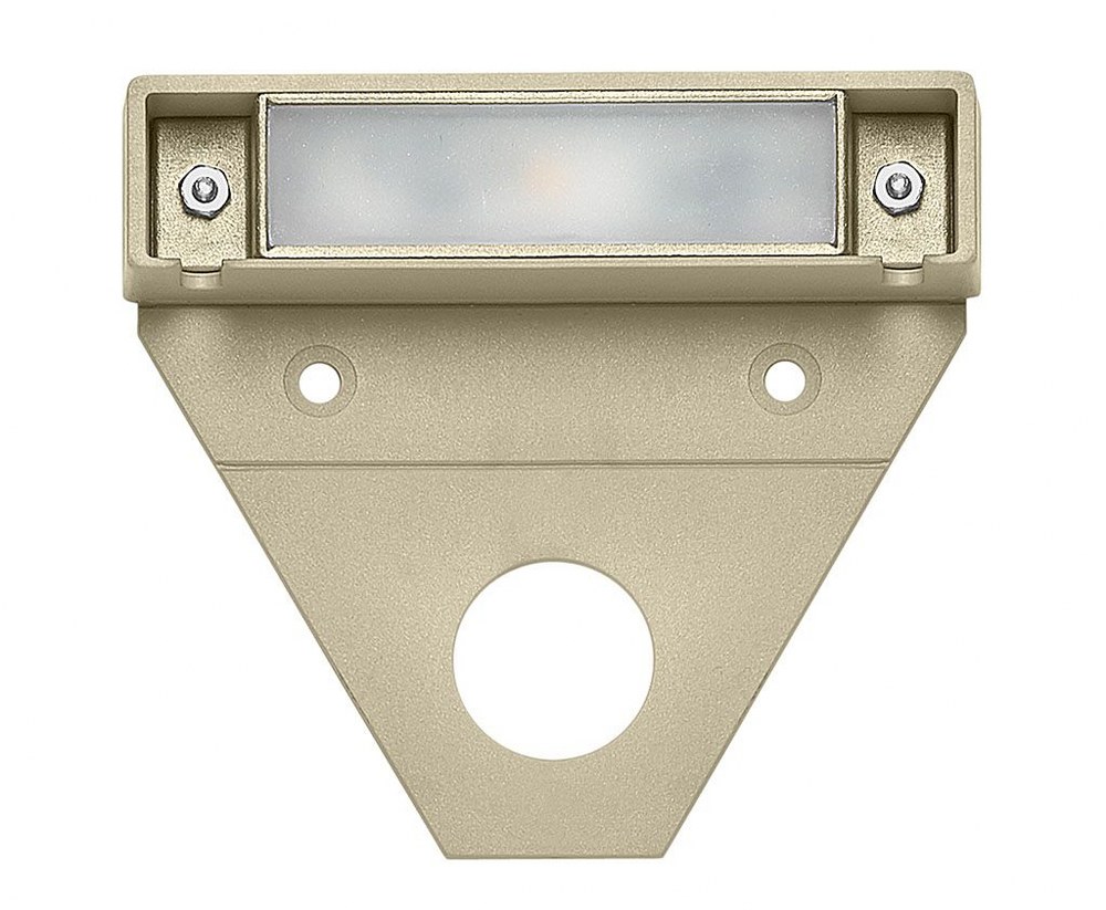 Hinkley Lighting-15444ST-Nuvi - 1.1W LED Small Deck Light - 3.25 Inches Wide by 0.75 Inches High Sandstone  Titanium Finish