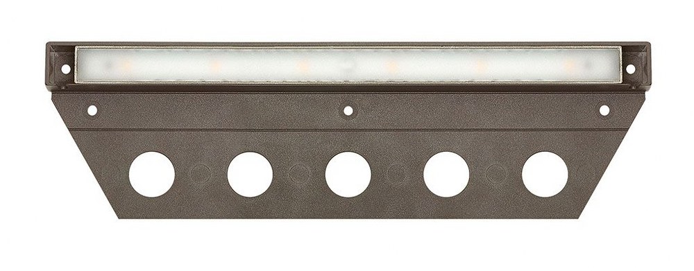 Hinkley Lighting-15448BZ-Nuvi - 3.5W LED Large Deck Light - 10 Inches Wide by 0.75 Inches High Bronze  Titanium Finish