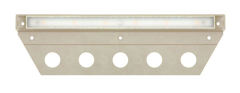 Hinkley Lighting-15448ST-Nuvi - 3.5W LED Large Deck Light - 10 Inches Wide by 0.75 Inches High Sandstone  Titanium Finish