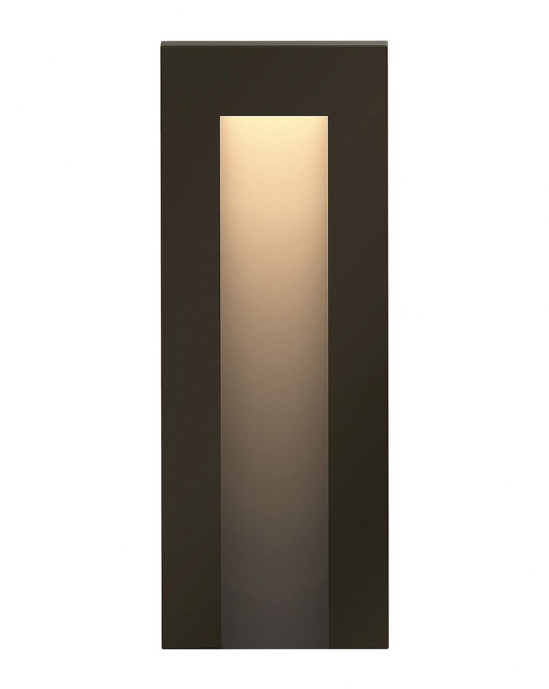 Hinkley Lighting-1551BZ-Taper - 12V 1.2W LED Tall Vertical Deck Light - 3 Inches Wide by 8 Inches High Bronze  Bronze Finish with Etched Glass