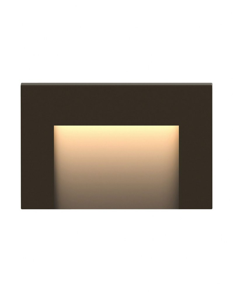 Hinkley Lighting-1553BZ-Taper - 12V 1.9W LED Horizontal Deck Light - 4.5 Inches Wide by 3 Inches High Bronze  Bronze Finish with Etched Glass