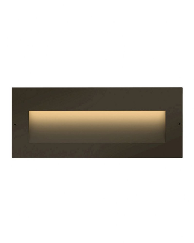 Hinkley Lighting-1565BZ-Taper - 2.5W 1 LED Outdoor Step Light - 8 Inches Wide by 3.25 Inches High Bronze  Bronze Finish with Etched Glass