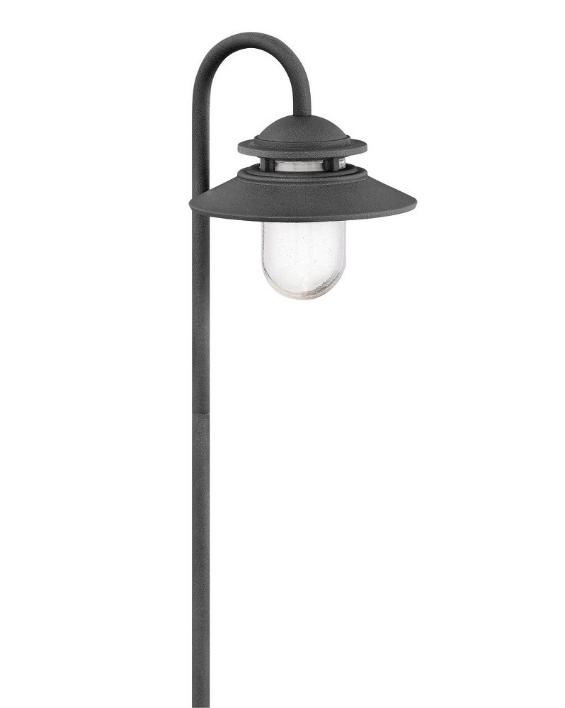 Hinkley Lighting-1566DZ-LL-Atwell - 1 Light 15.75 Inch Path Light Aged Zinc  Oil Rubbed Bronze Finish with Clear Seedy Glass