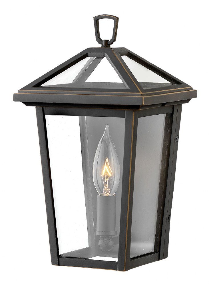 Hinkley Lighting-2566OZ-LL-Alford Place - 1 Light Extra Small Outdoor Wall Lantern in Traditional Style - 6.5 Inches Wide by 11.25 Inches High LED Lamp  Oil Rubbed Bronze Finish with Clear Glass