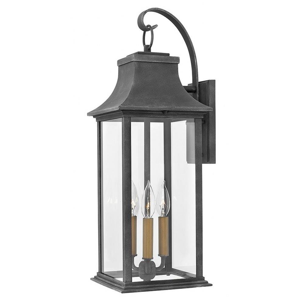 Adair Three Light Outdoor Large Wall Mount