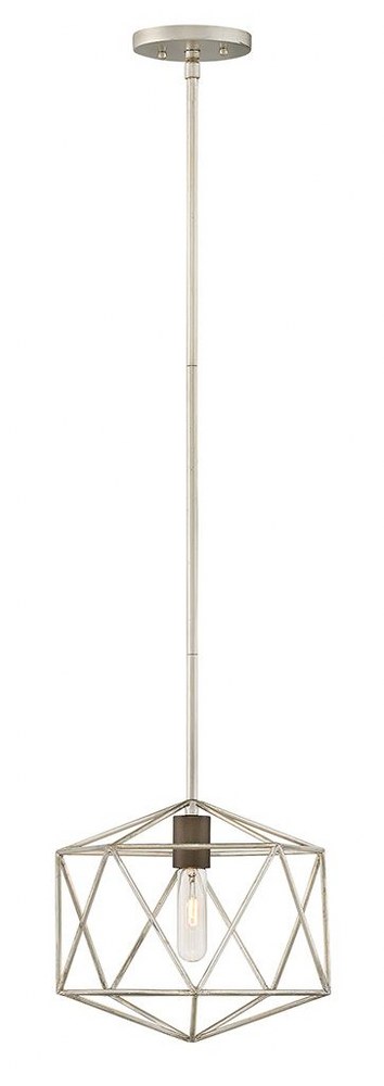 Hinkley Lighting-3027GG-Astrid - 1 Light Small Pendant in Transitional Style - 12 Inches Wide by 10.5 Inches High   Glacial Finish