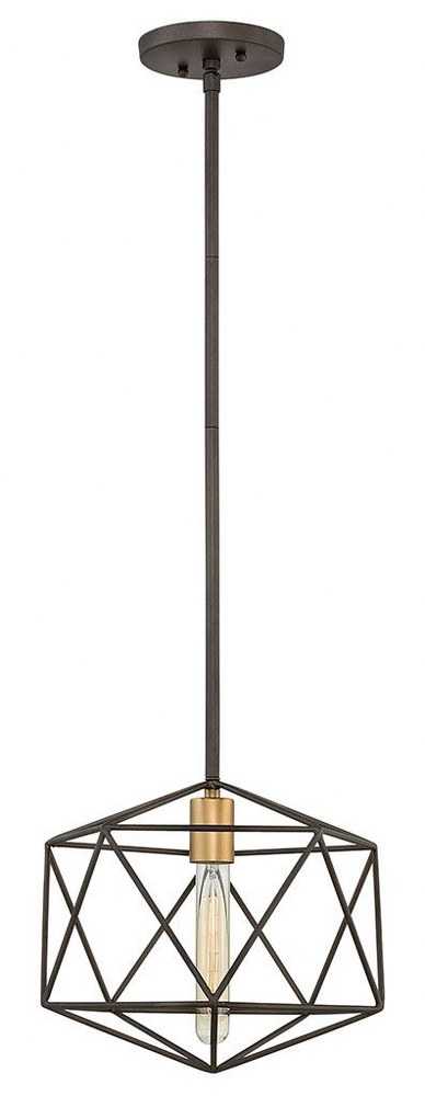 Hinkley Lighting-3027MM-Astrid - 1 Light Small Pendant in Transitional Style - 12 Inches Wide by 10.5 Inches High Metallic Matte Bronze  Metallic Matte Bronze Finish