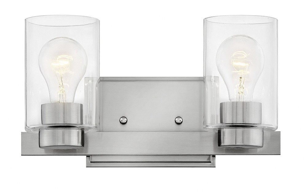 2885434 Hinkley Lighting-5052BN-CL-Mileys - 2 Light Bath V sku 2885434