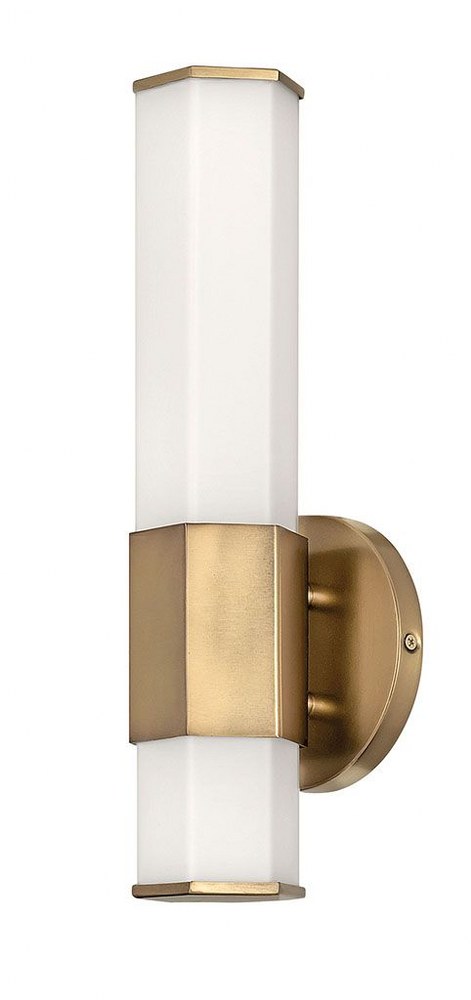 Hinkley Lighting 51150HB Facet - 14 Inch 16W LED Small Wall Sconce-Heritage - Picture 1 of 5