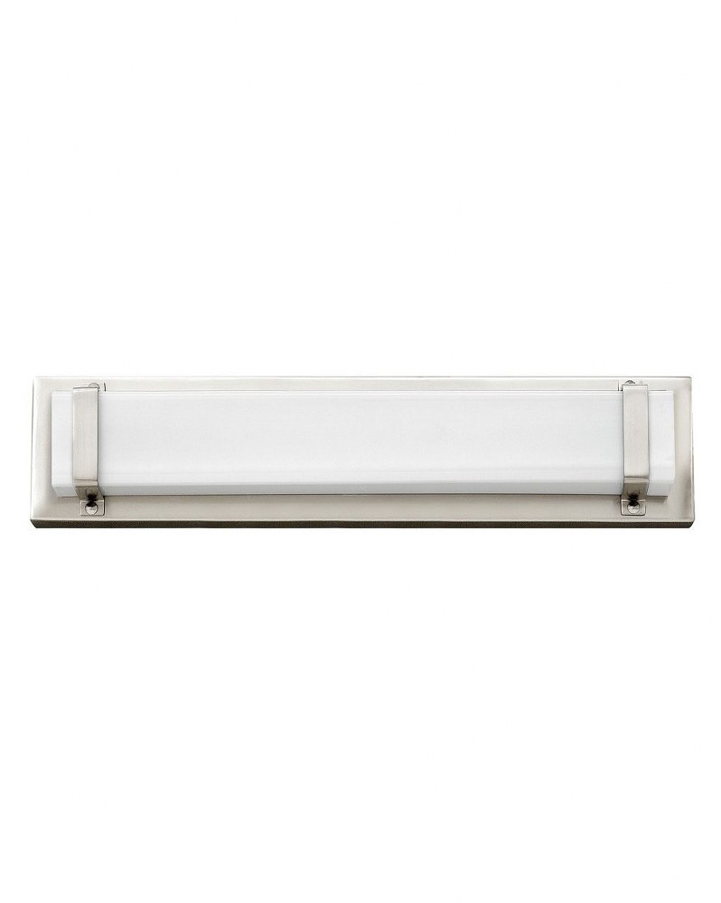 Hinkley Lighting-51812PN-Tremont - 15W1 LED Bath Vanity in Modern Style - 16 Inches Wide by 3.5 Inches High Polished Nickel  Polished Nickel Finish with Etched White Acrylic Glass