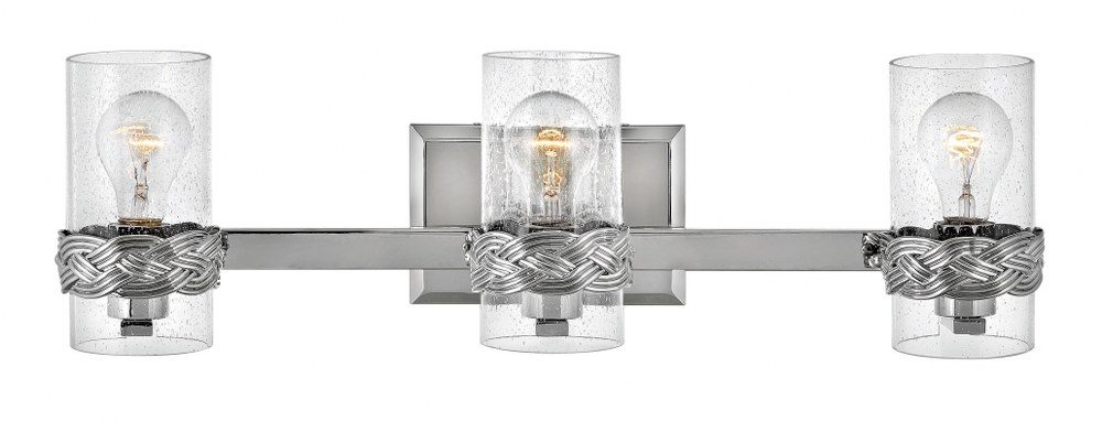 3335743 Hinkley Lighting-5513PN-Nevis - Three Light Bath V sku 3335743