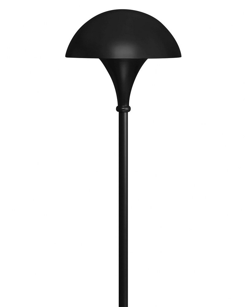 Hinkley Lighting-56000BK-Line Voltage Path - 1 Light 120V Line Voltage Mushroom Path Light - 9.5 Inches Wide by 26 Inches High Black  Black Finish