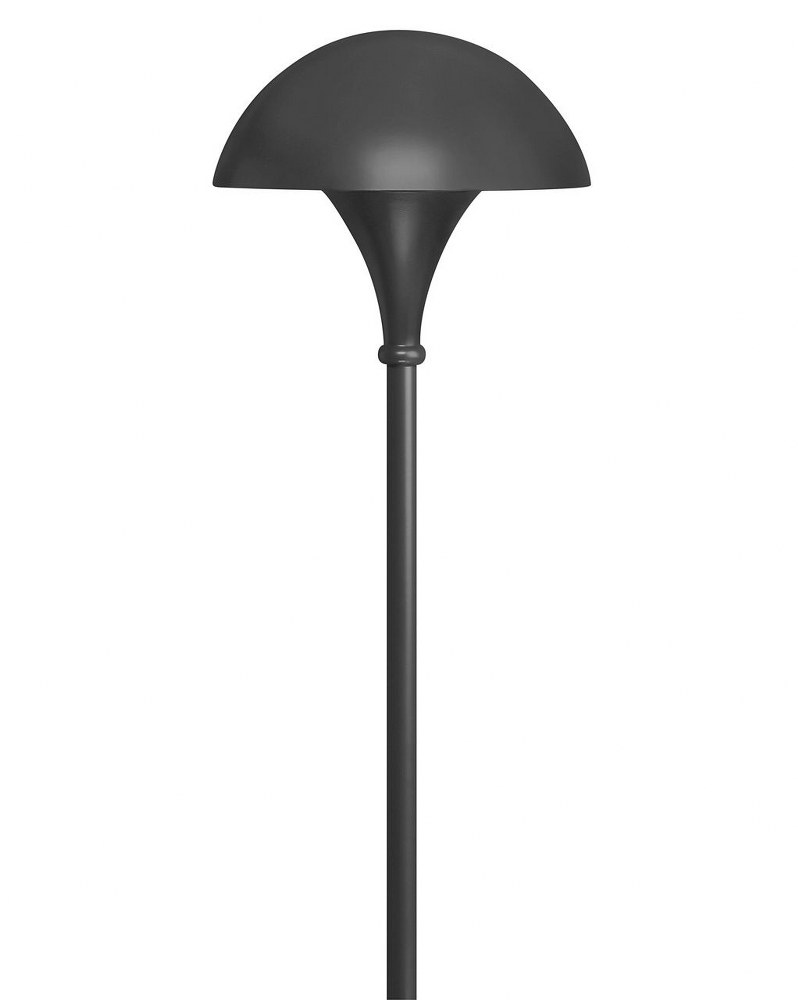 Hinkley Lighting-56000CY-Line Voltage Path - 1 Light 120V Line Voltage Mushroom Path Light - 9.5 Inches Wide by 26 Inches High Charcoal Gray  Black Finish