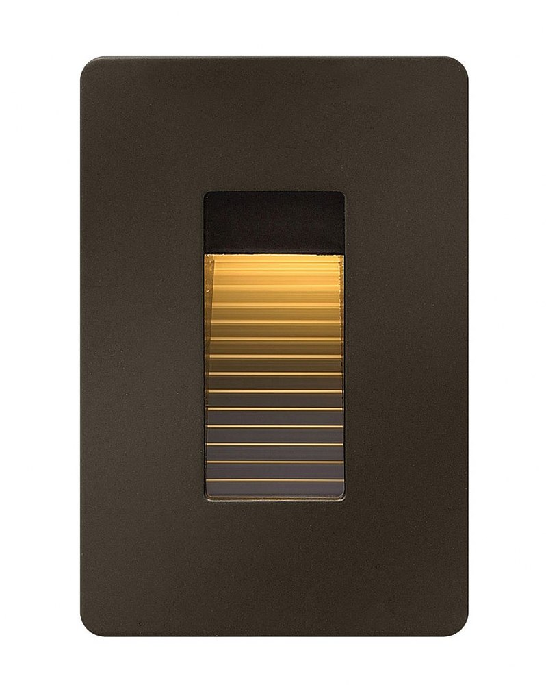 Hinkley Lighting-58504BZ-Luna - 120V 4W LED Vertical Step Light - 3 Inches Wide by 4.5 Inches High Bronze 2700 Satin Black Finish