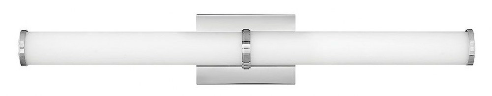 Hinkley Lighting-59924CM-Simi - 52W LED Large Bath Vanity in Modern and Industrial Style - 32.25 Inches Wide by 5.25 Inches High Chrome  Chrome Finish with Etched White Glass