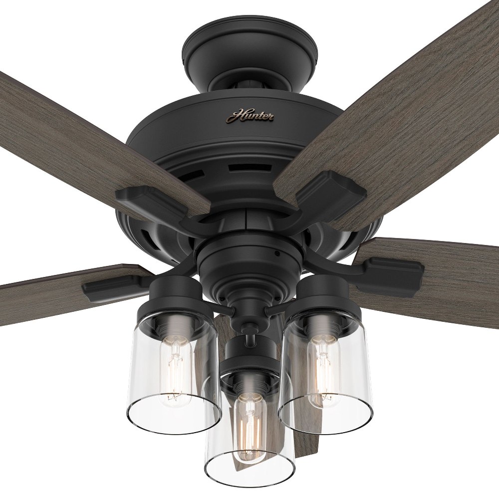 Hunter Fans 50418 Bennett 44 Inch Ceiling Fan with LED Light Kit and ...
