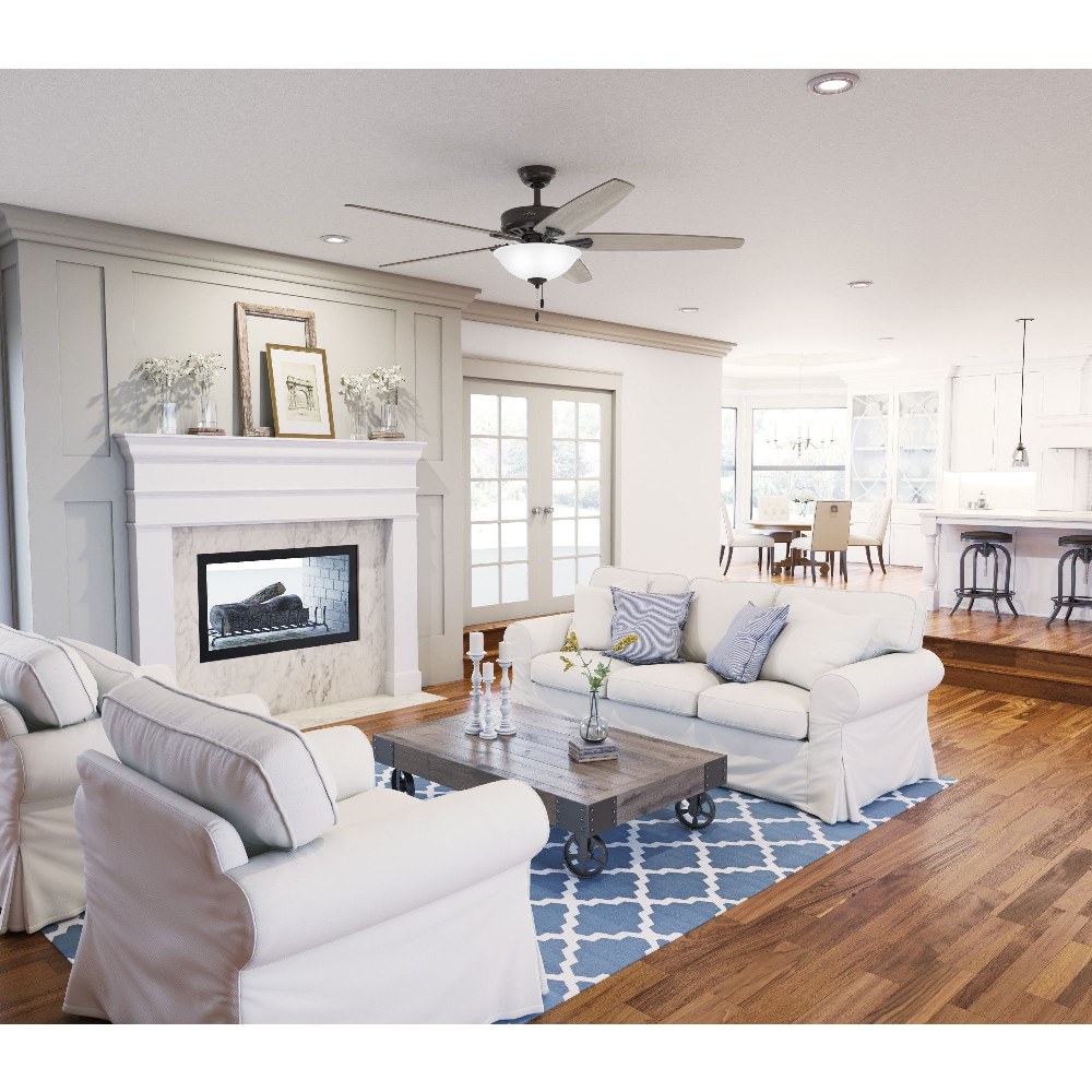Stockbridge-Ceiling Fan with LED Light 