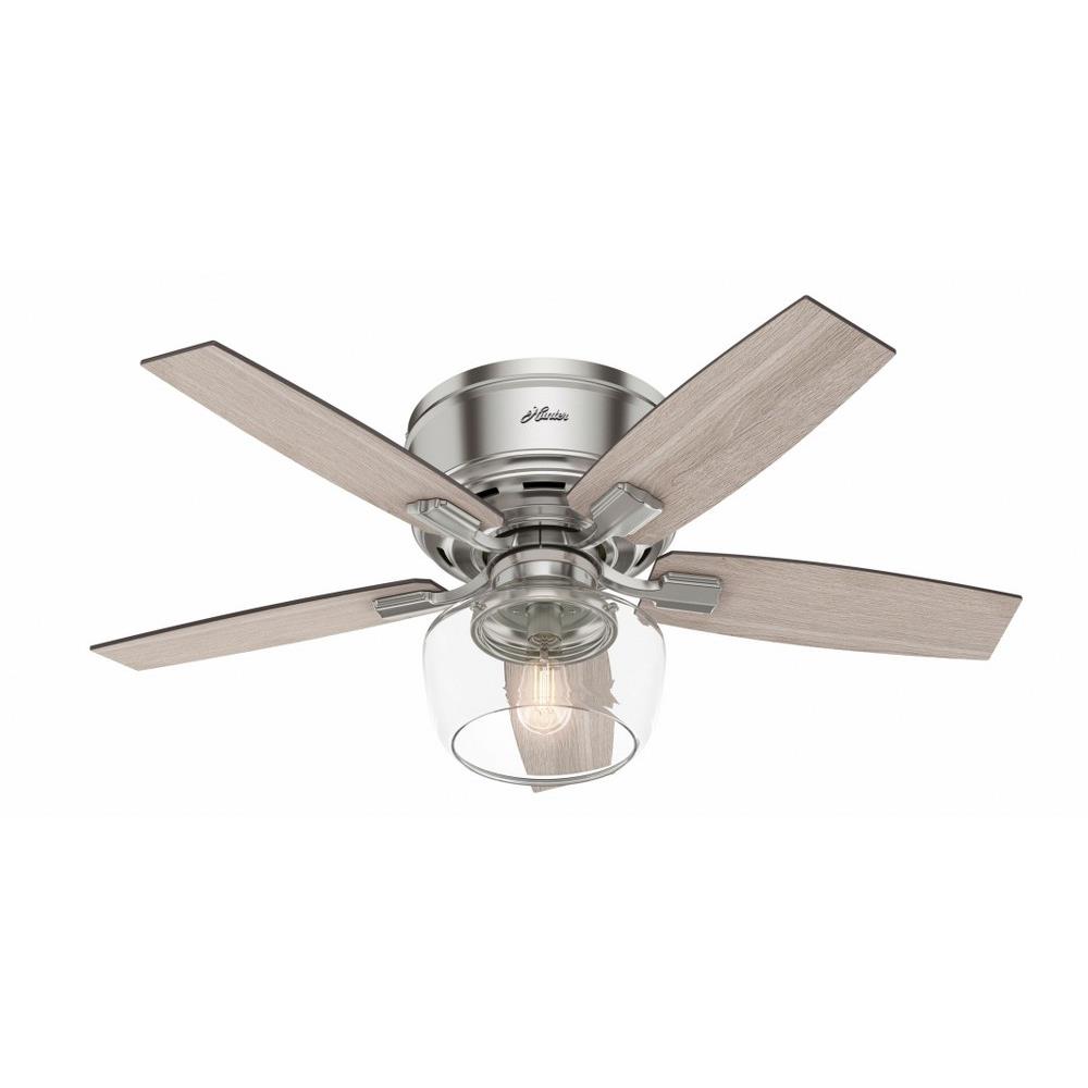 Hunter Fans 5042 Bennett Low Profile Ceiling Fan With Light Kit In Traditional Style 44 Inches Wide By 159 Inches High Hunter Fans 5042 Bennett Low Profile Ceiling Fan With Light Kit In Traditional Style 44 Inches Wide By 159 Inches High