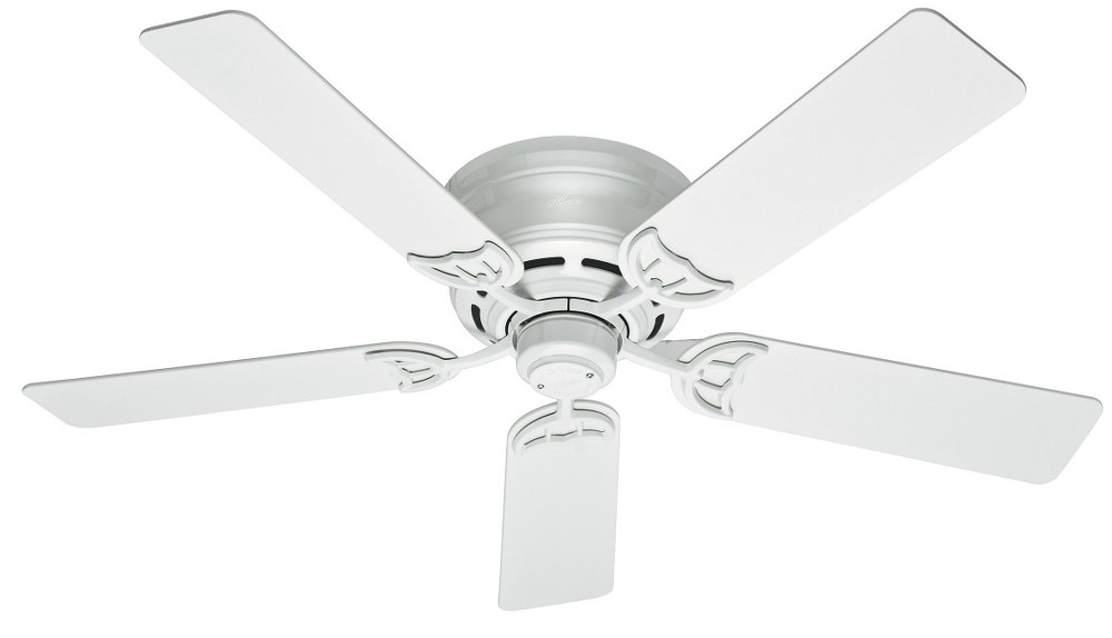 Hunter Fans-53069-Low Profile III-Ceiling Fan-52 Inches Wide by 9.31 Inches High   White Finish