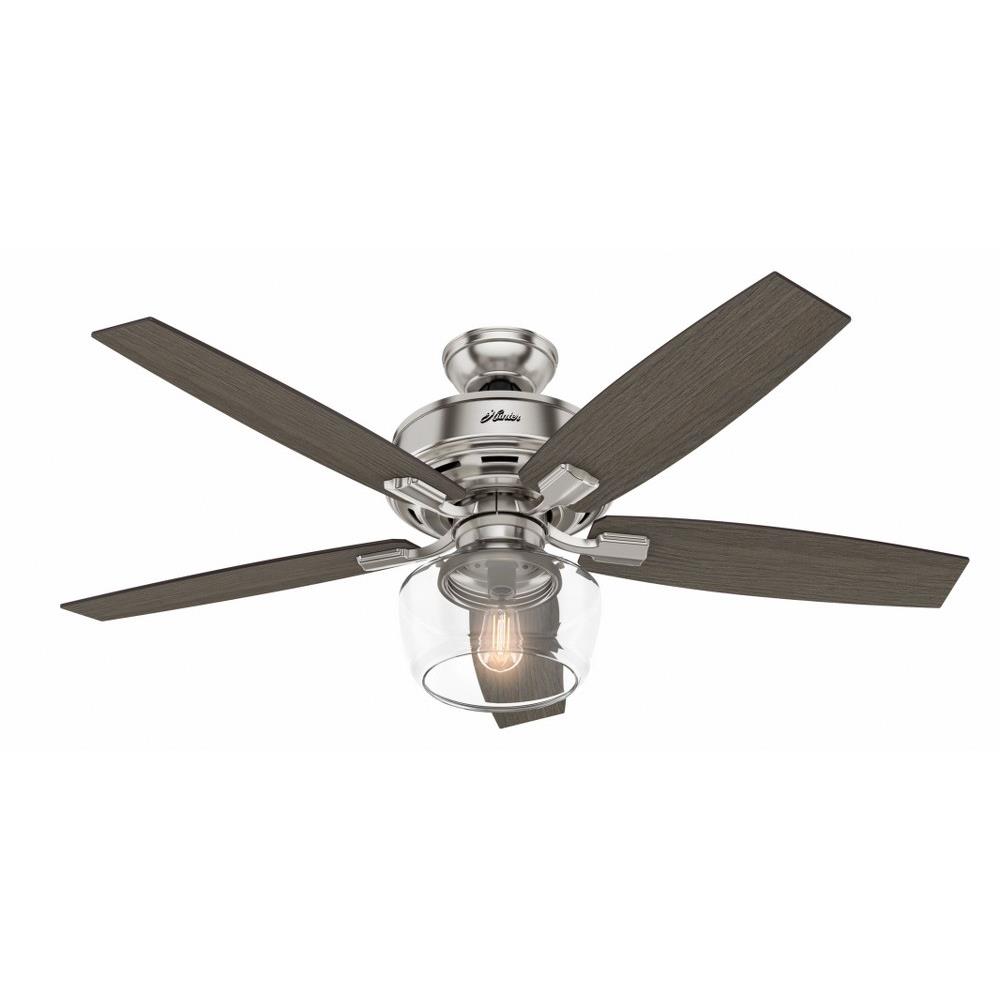 Hunter Fans 5418 G Bennett 52 Ceiling Fan With Globe Light Kit Ceiling Fan With Globe Light Kit