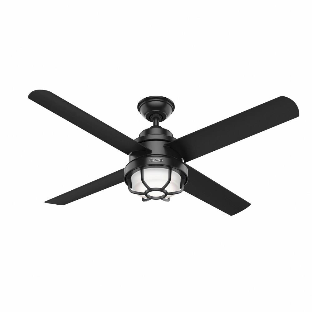 Hunter Fans 5508 Searow Outdoor Ceiling Fan With Light Kit In Caged Style 54 Inches Wide By 12 68 Inches High