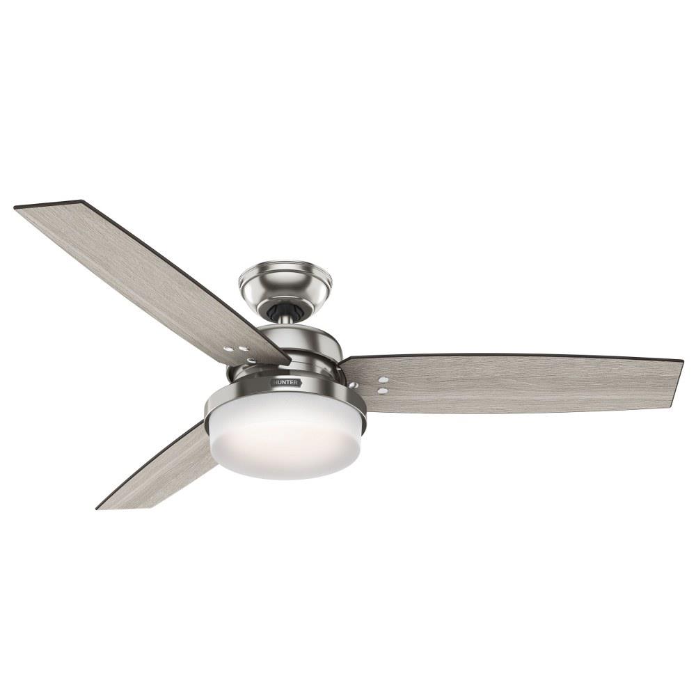 Hunter Fans 59157 Sentinel 52 Inch Ceiling Fan With Light Kit