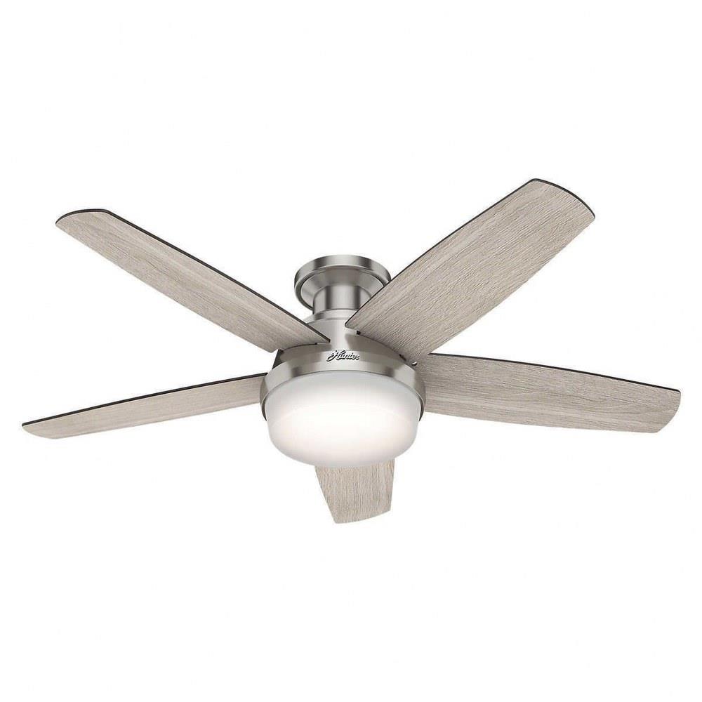 Hunter Fans 5068 Avia Ceiling Fan With Light Kit And Remote Control In Casual Style 48 Inches Wide By 123 Inches High