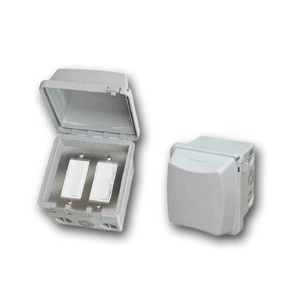 Infratech-14 4325-Accessory - Dual Duplex Switch Surface Mount and Gang Box 20 Amp Per Pole   Accessory - Dual Duplex Switch Surface Mount and Gang Box 20 Amp Per Pole