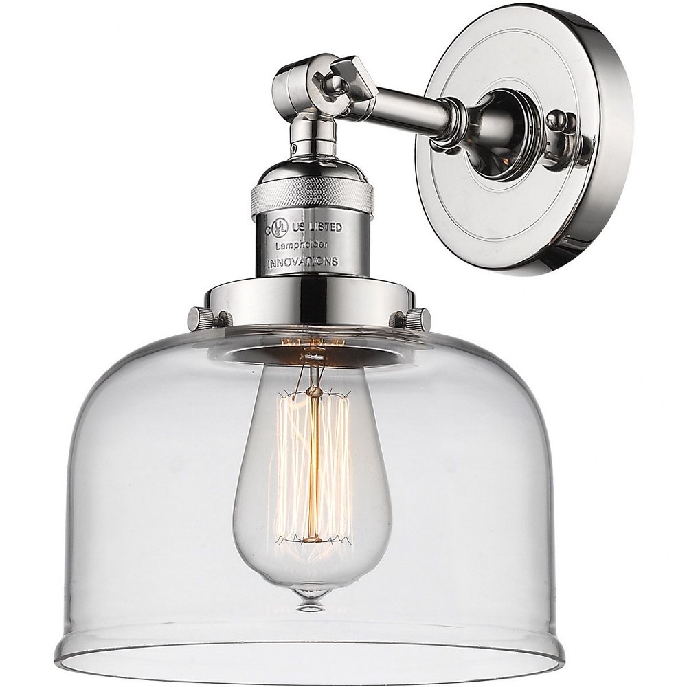 1870342 Innovations Lighting-203-PN-G72-Large Bell-1 Light sku 1870342