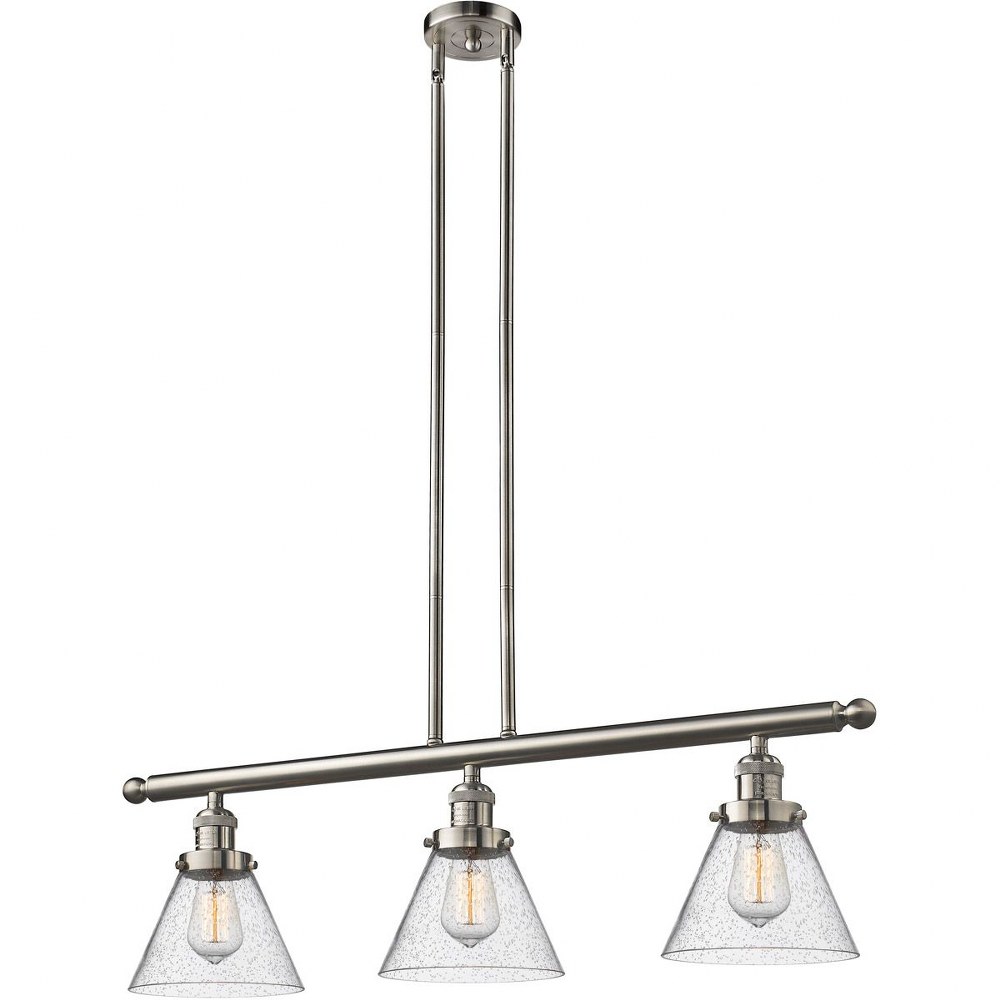 2609813 Innovations Lighting-213-SN-G44-Large Cone-Three L sku 2609813