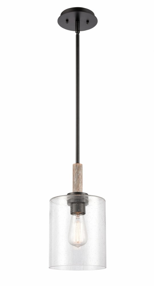 Innovations Lighting-442-1S-BK-SDY-LED-Paladin-3.5W 1 LED Mini Pendant in Farmhouse Style-13.13 Inches High   Paladin-3.5W 1 LED Mini Pendant in Farmhouse Style-13.13 Inches High