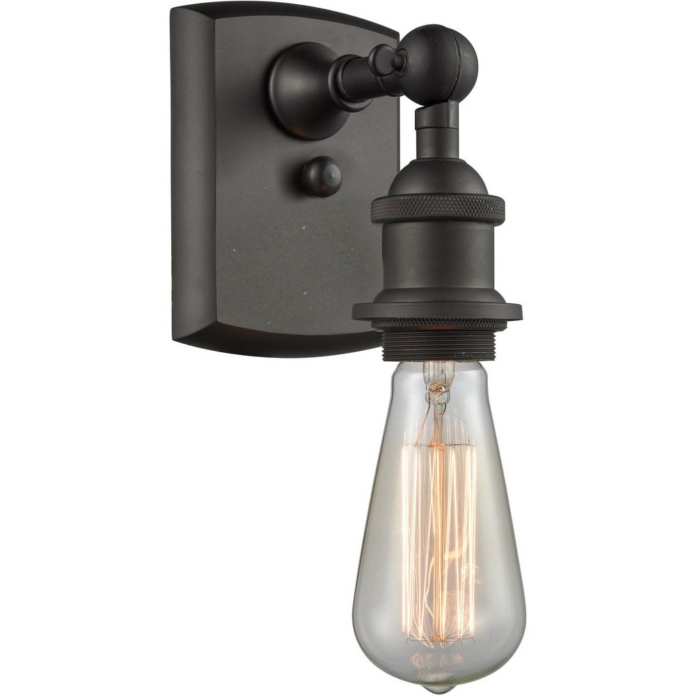 Innovations Lighting-516-1W-OB-Ballston Cone-1 Light Wall Sconce-7 Inches Wide by 10.5 Inches High   Oiled Rubbed Bronze Finish