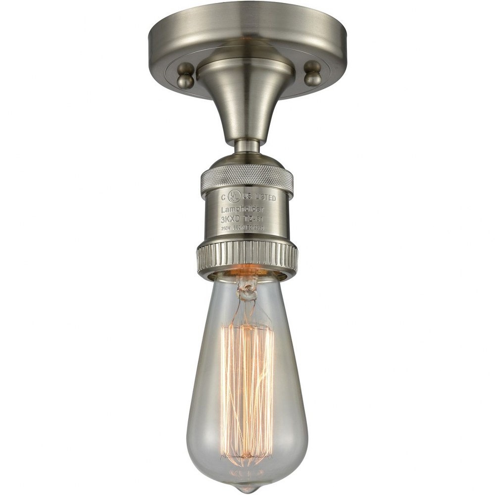 2611247 Innovations Lighting-517-1C-SN-One Light Bare Bulb sku 2611247