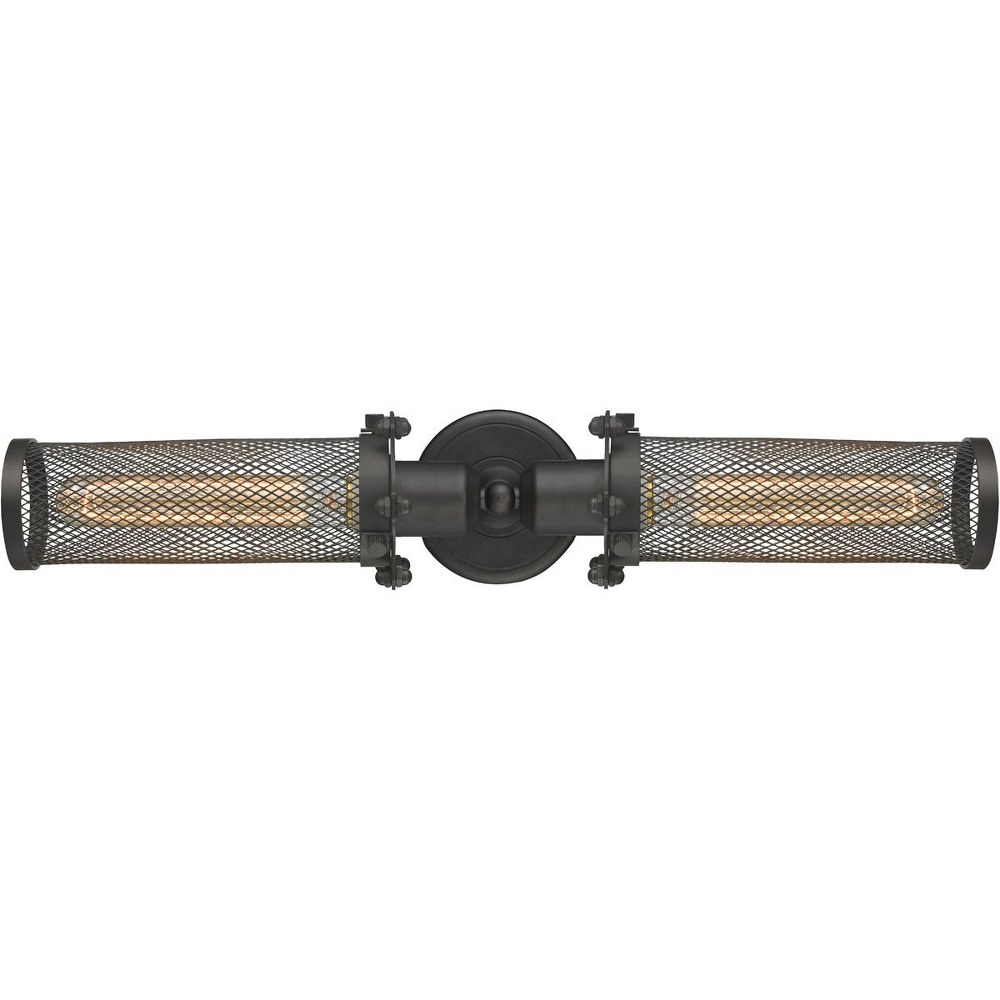 Innovations Lighting-900-2W-OB-CE216-OB-Quincy Hall-Two Light T Bowtie Wall Sconce-21 Inches Wide by 4 Inches High   Oiled Rubbed Bronze Finish