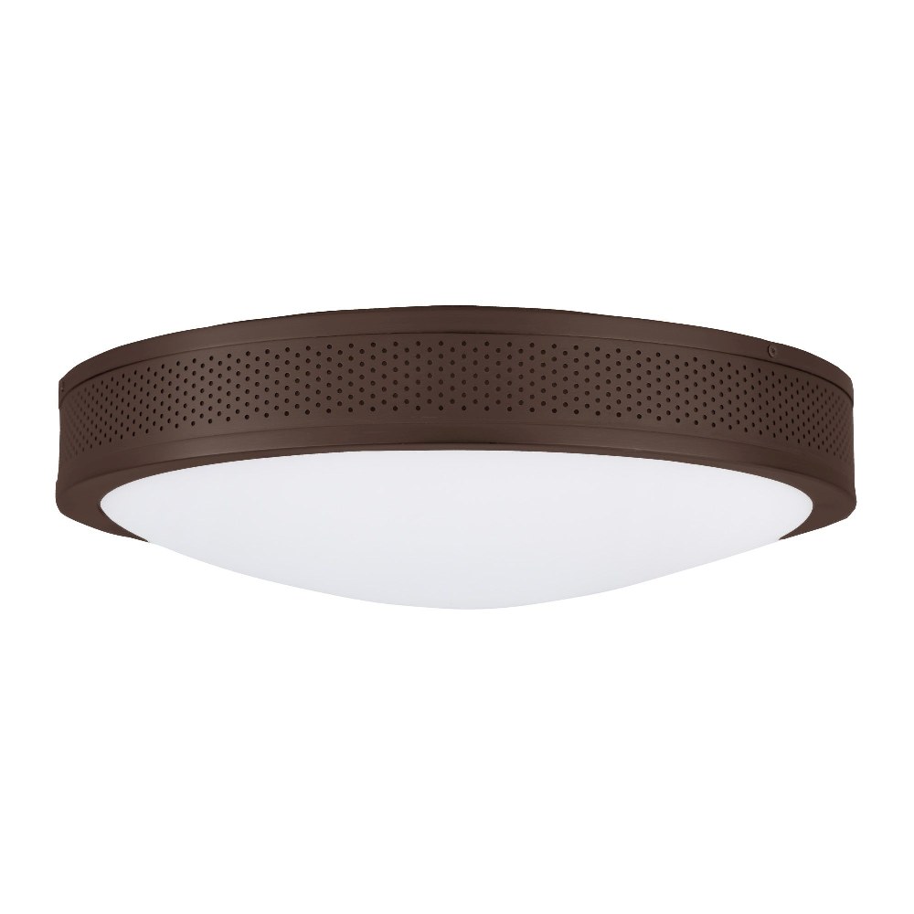 JVI Designs-1279-08-Surrey - 2 Light Flush Mount Oil Rubbed Bronze  Oil Rubbed Bronze Finish with Frosted Glass