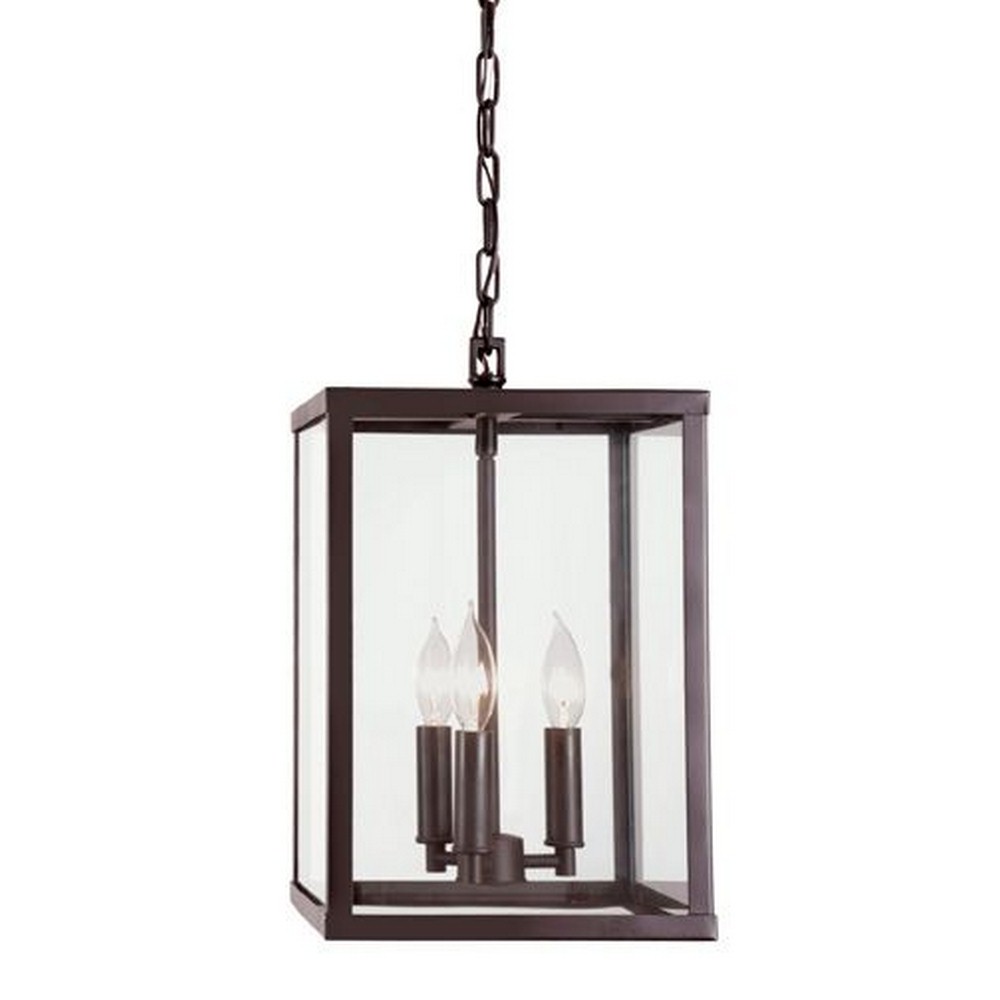 JVI Designs-3040-08-Carnegie - Three Light Pendant   Carnegie - Three Light Pendant