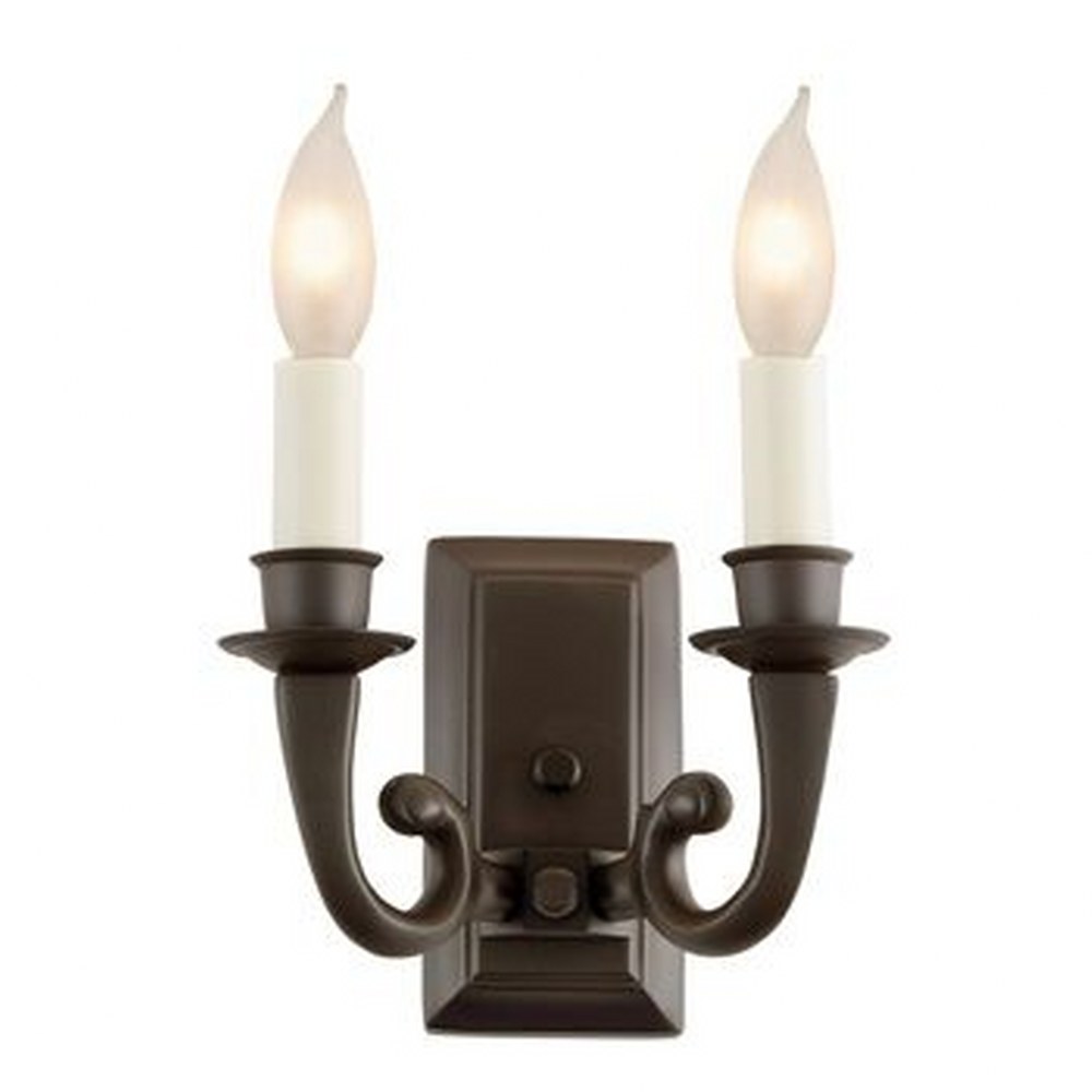 JVI Designs-316-08-Modern - Two Light Wall Sconce   Modern - Two Light Wall Sconce